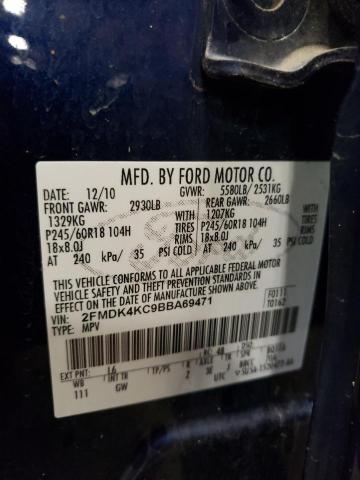 Photo 12 VIN: 2FMDK4KC9BBA69471 - FORD EDGE LIMIT 