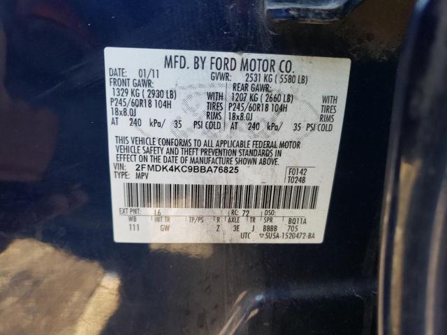 Photo 9 VIN: 2FMDK4KC9BBA76825 - FORD EDGE LIMIT 