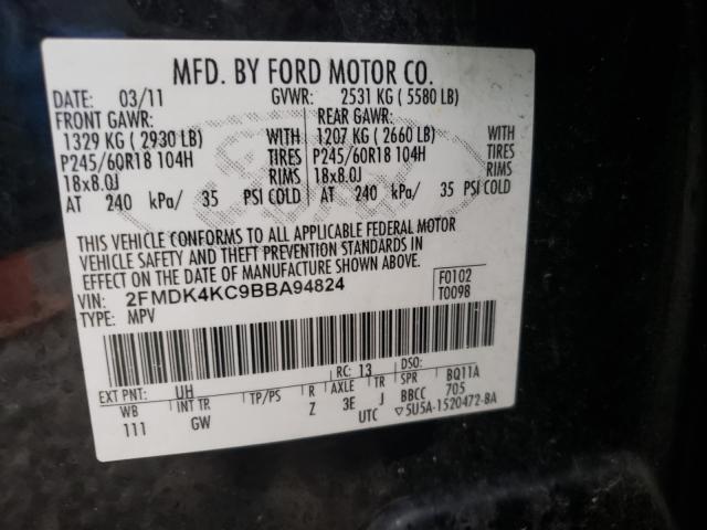 Photo 9 VIN: 2FMDK4KC9BBA94824 - FORD EDGE LIMIT 