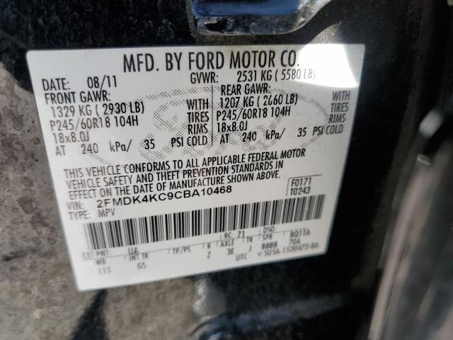 Photo 9 VIN: 2FMDK4KC9CBA10468 - FORD EDGE LIMIT 