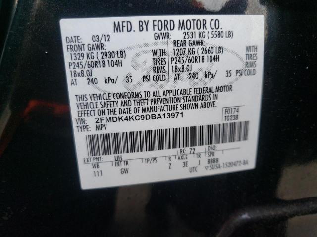 Photo 9 VIN: 2FMDK4KC9DBA13971 - FORD EDGE LIMIT 