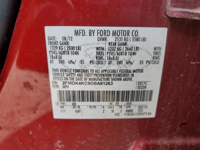 Photo 12 VIN: 2FMDK4KC9DBA91263 - FORD EDGE LIMIT 