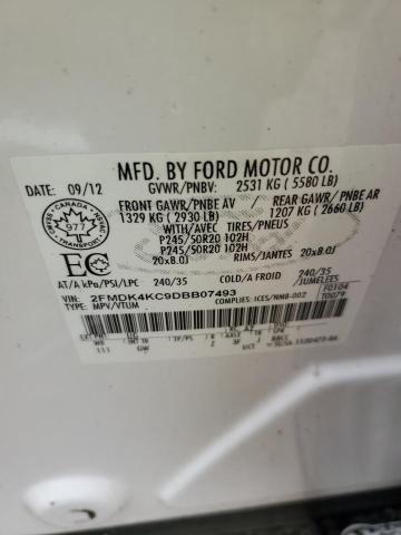 Photo 11 VIN: 2FMDK4KC9DBB07493 - FORD EDGE 