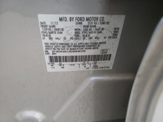 Photo 9 VIN: 2FMDK4KC9DBB46326 - FORD EDGE LIMIT 