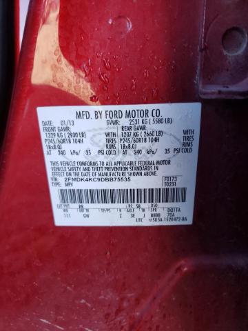 Photo 9 VIN: 2FMDK4KC9DBB75535 - FORD EDGE LIMIT 