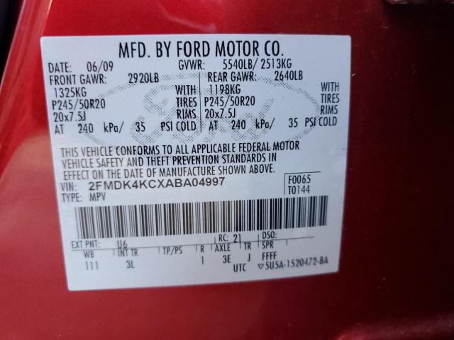 Photo 12 VIN: 2FMDK4KCXABA04997 - FORD EDGE LIMIT 