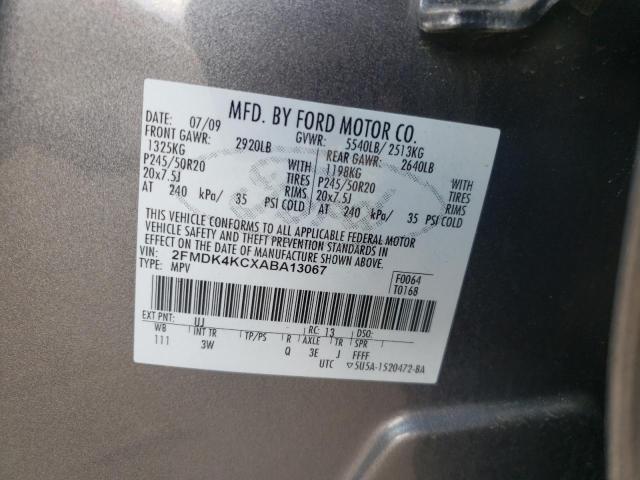 Photo 12 VIN: 2FMDK4KCXABA13067 - FORD EDGE LIMIT 