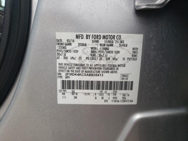 Photo 9 VIN: 2FMDK4KCXABB35413 - FORD EDGE LIMIT 