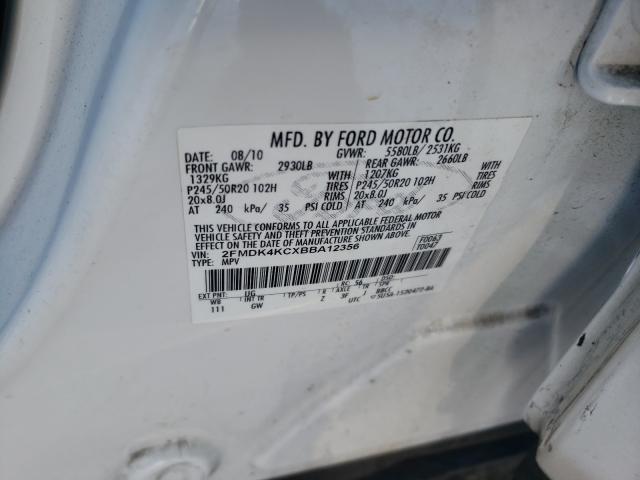 Photo 9 VIN: 2FMDK4KCXBBA12356 - FORD EDGE LIMIT 