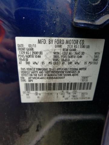 Photo 12 VIN: 2FMDK4KCXBBA83007 - FORD EDGE LIMIT 