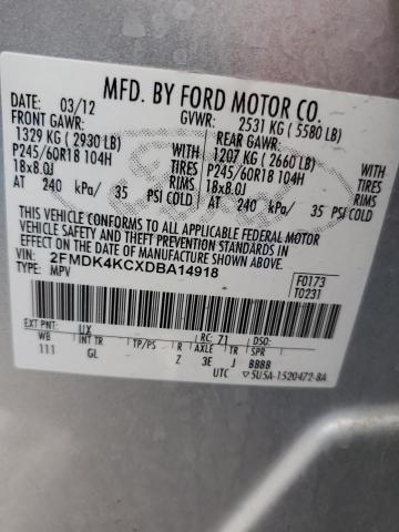 Photo 12 VIN: 2FMDK4KCXDBA14918 - FORD EDGE LIMIT 