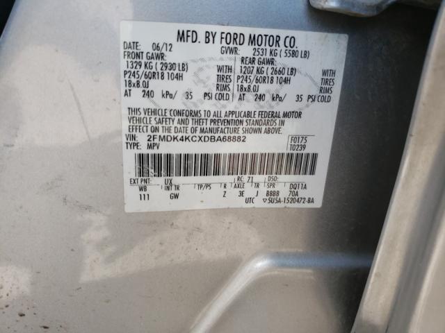 Photo 9 VIN: 2FMDK4KCXDBA68882 - FORD EDGE LIMIT 