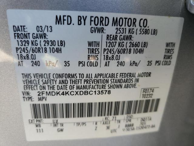 Photo 12 VIN: 2FMDK4KCXDBC13578 - FORD EDGE LIMIT 