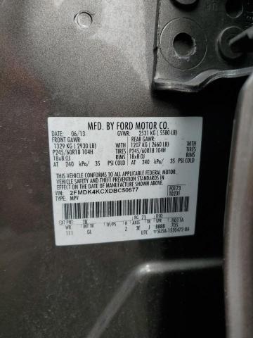 Photo 12 VIN: 2FMDK4KCXDBC50677 - FORD EDGE 