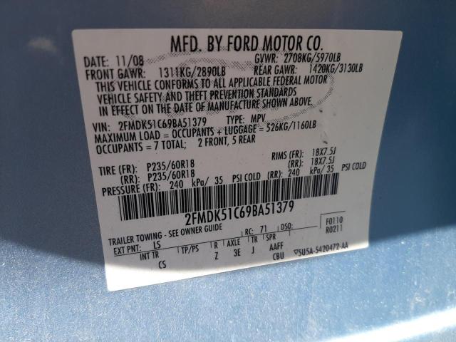 Photo 11 VIN: 2FMDK51C69BA51379 - FORD FLEX 