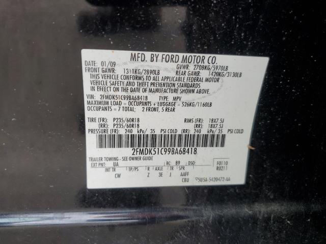 Photo 12 VIN: 2FMDK51C99BA68418 - FORD FLEX 