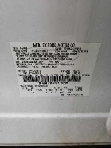 Photo 12 VIN: 2FMDK52C89BA10329 - FORD FLEX 