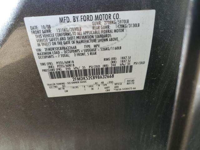 Photo 13 VIN: 2FMDK52C89BA32668 - FORD FLEX 