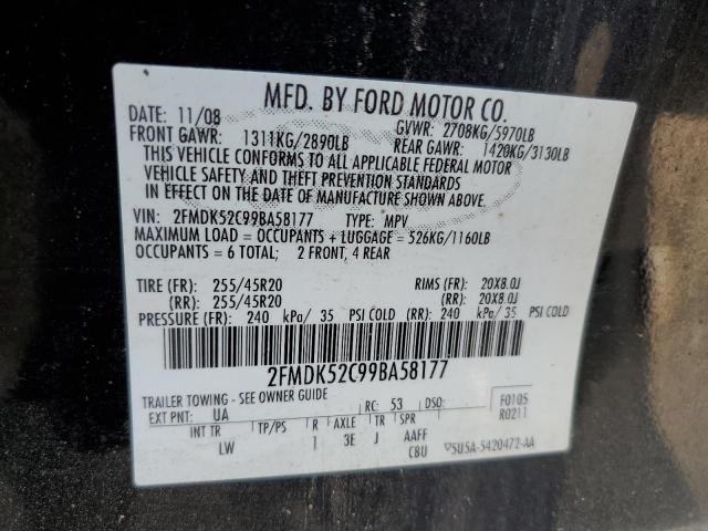 Photo 12 VIN: 2FMDK52C99BA58177 - FORD FLEX 