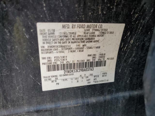 Photo 11 VIN: 2FMDK53C29BA03763 - FORD FLEX LIMIT 