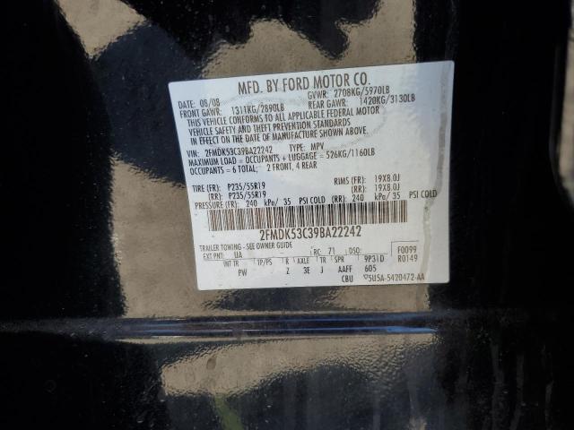 Photo 11 VIN: 2FMDK53C39BA22242 - FORD FLEX LIMIT 