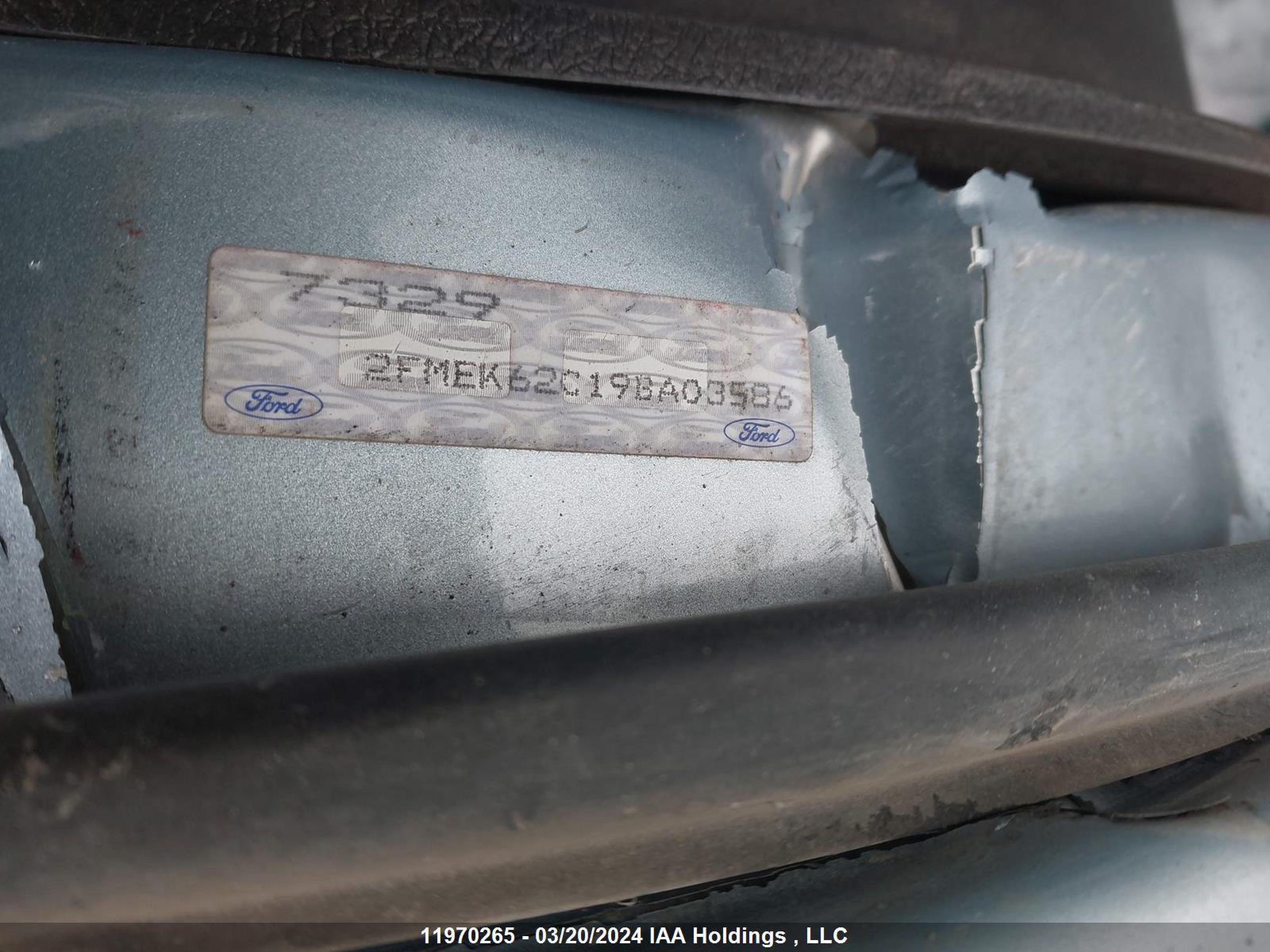 Photo 8 VIN: 2FMEK62C19BA03586 - FORD FLEX 