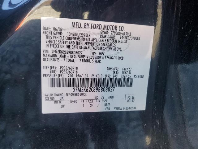 Photo 12 VIN: 2FMEK62C89BB08027 - FORD FLEX SEL 