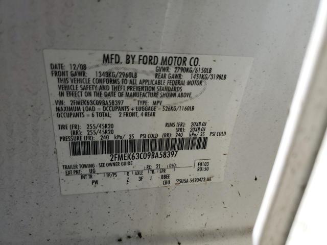 Photo 12 VIN: 2FMEK63C09BA58397 - FORD FLEX LIMIT 