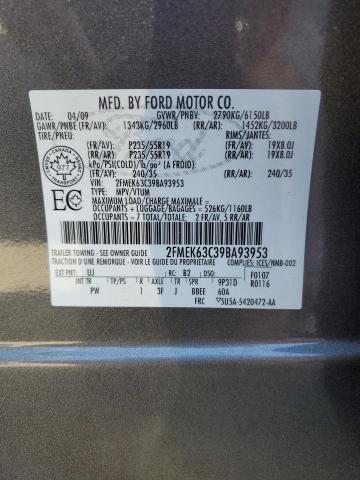 Photo 12 VIN: 2FMEK63C39BA93953 - FORD FLEX LIMIT 