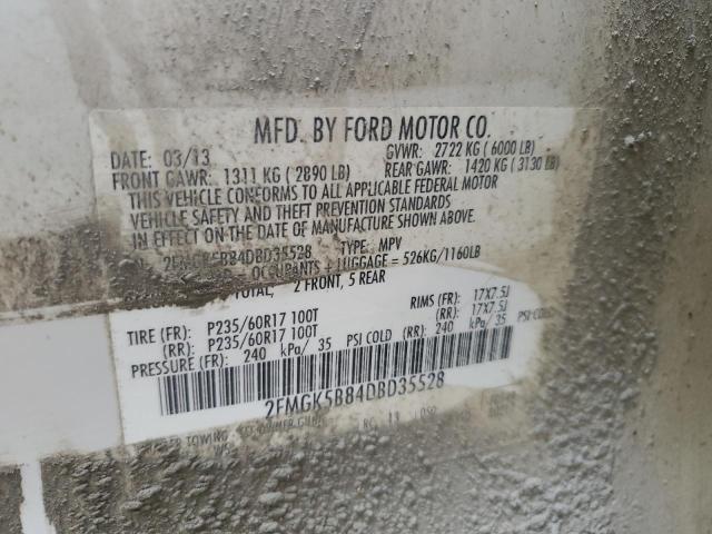 Photo 13 VIN: 2FMGK5B84DBD35528 - FORD FLEX SE 