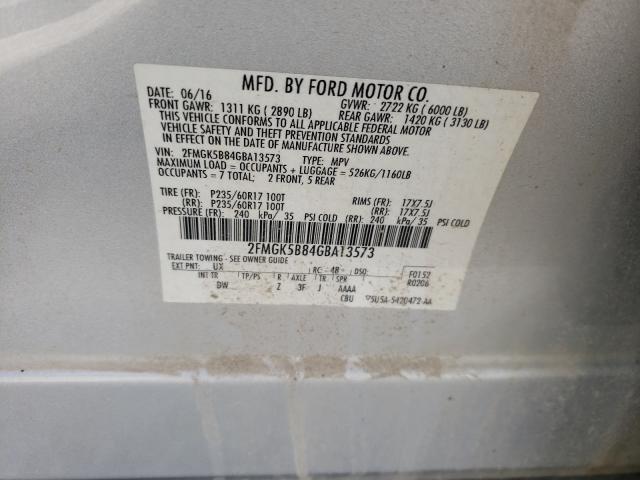 Photo 9 VIN: 2FMGK5B84GBA13573 - FORD FLEX 