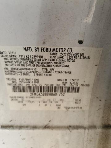 Photo 12 VIN: 2FMGK5B88HBA01752 - FORD FLEX SE 