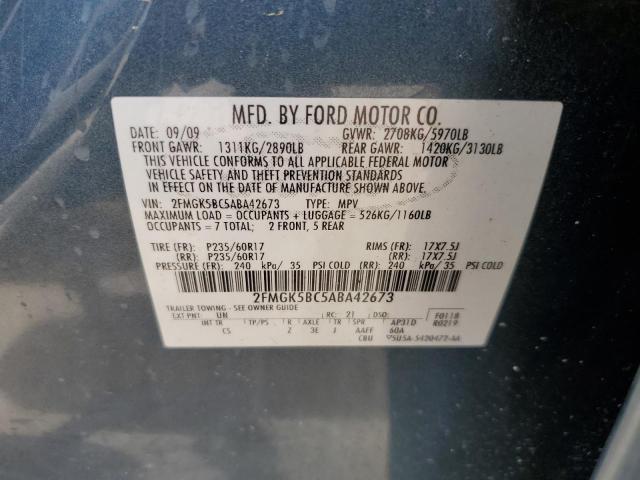 Photo 12 VIN: 2FMGK5BC5ABA42673 - FORD FLEX SE 