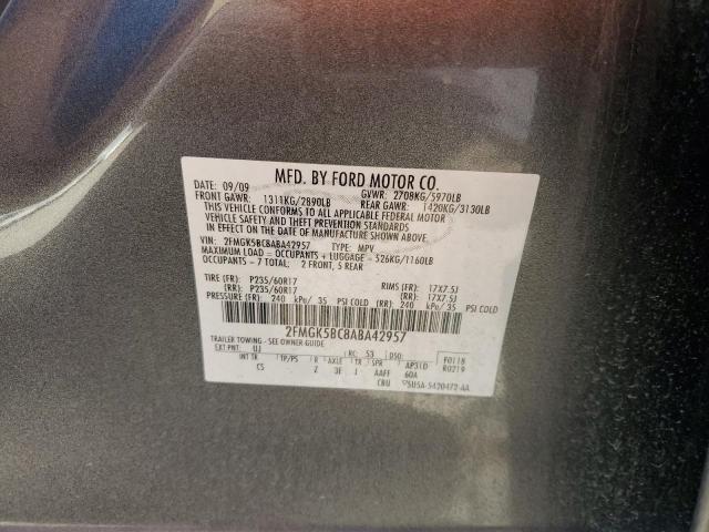 Photo 12 VIN: 2FMGK5BC8ABA42957 - FORD FLEX SE 