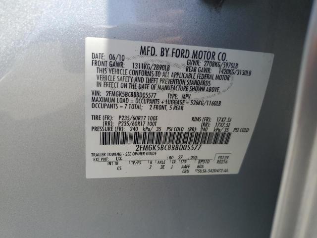 Photo 12 VIN: 2FMGK5BC8BBD05577 - FORD FLEX 