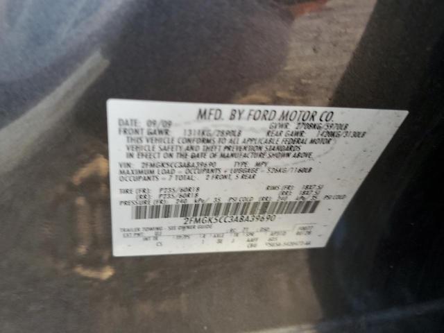 Photo 12 VIN: 2FMGK5CC3ABA39690 - FORD FLEX SEL 