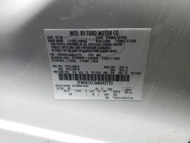 Photo 12 VIN: 2FMGK5CC3ABA42735 - FORD FLEX 