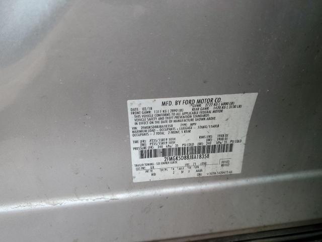 Photo 12 VIN: 2FMGK5D88JBA18358 - FORD FLEX LIMIT 