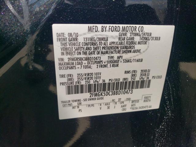 Photo 13 VIN: 2FMGK5DC3BBD10473 - FORD FLEX LIMIT 