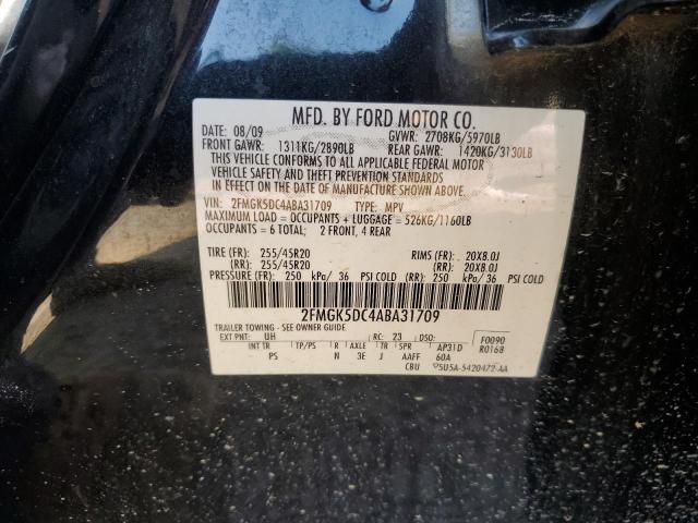 Photo 12 VIN: 2FMGK5DC4ABA31709 - FORD FLEX LIMIT 