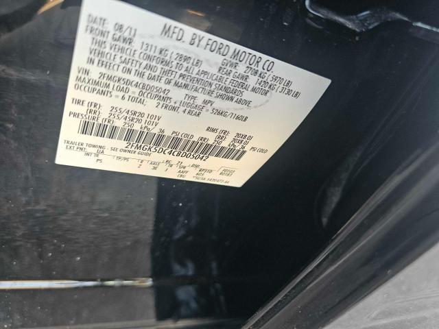 Photo 9 VIN: 2FMGK5DC4CBD05042 - FORD FLEX LIMIT 