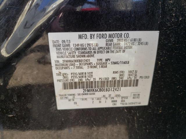 Photo 12 VIN: 2FMHK6C80EBD12421 - FORD FLEX SEL 