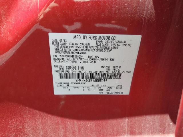 Photo 11 VIN: 2FMHK6C8XEBD08019 - FORD FLEX 