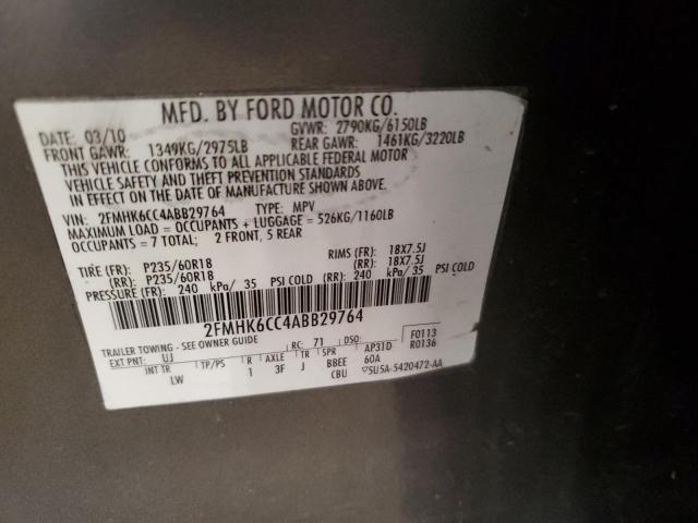 Photo 12 VIN: 2FMHK6CC4ABB29764 - FORD FLEX 