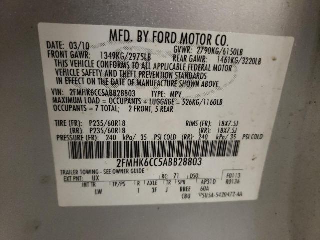 Photo 12 VIN: 2FMHK6CC5ABB28803 - FORD FLEX 