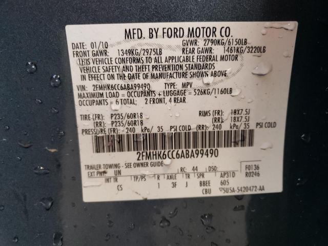 Photo 13 VIN: 2FMHK6CC6ABA99490 - FORD FLEX 