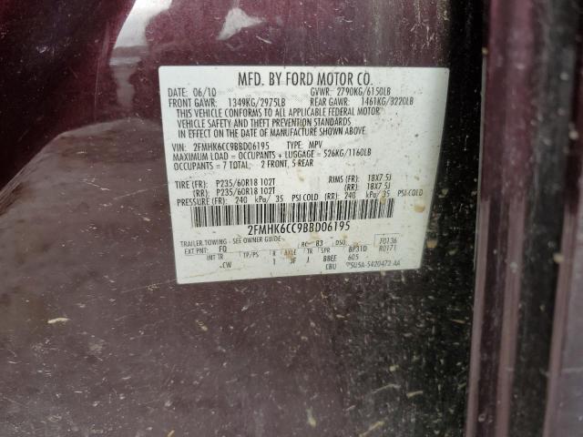 Photo 12 VIN: 2FMHK6CC9BBD06195 - FORD FLEX 