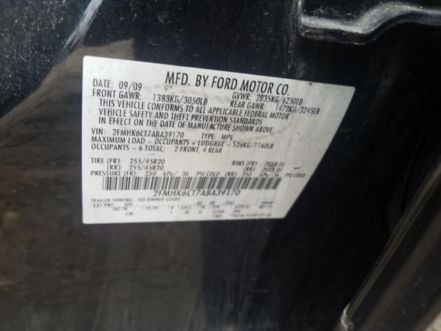 Photo 9 VIN: 2FMHK6CT7ABA39170 - FORD FLEX SEL 