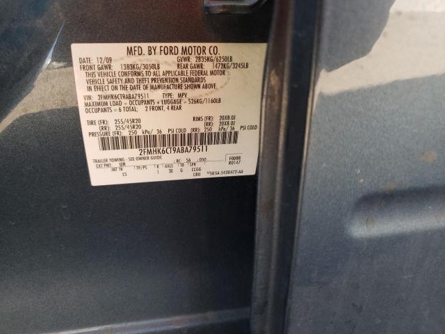 Photo 9 VIN: 2FMHK6CT9ABA79511 - FORD FLEX SEL 