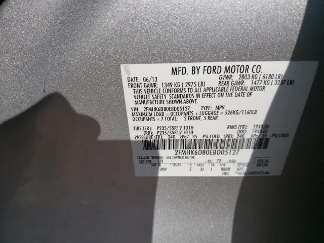 Photo 9 VIN: 2FMHK6D80EBD05127 - FORD FLEX LIMIT 